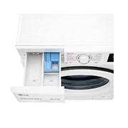 LG Lave-linge 10.5KG | AIDD™ | 6 Motion Direct Drive™ | SmartThinQ™, LG F4V3RYP3WE Top Drawer Open Detail view, F4V3RYP3WE, thumbnail 7