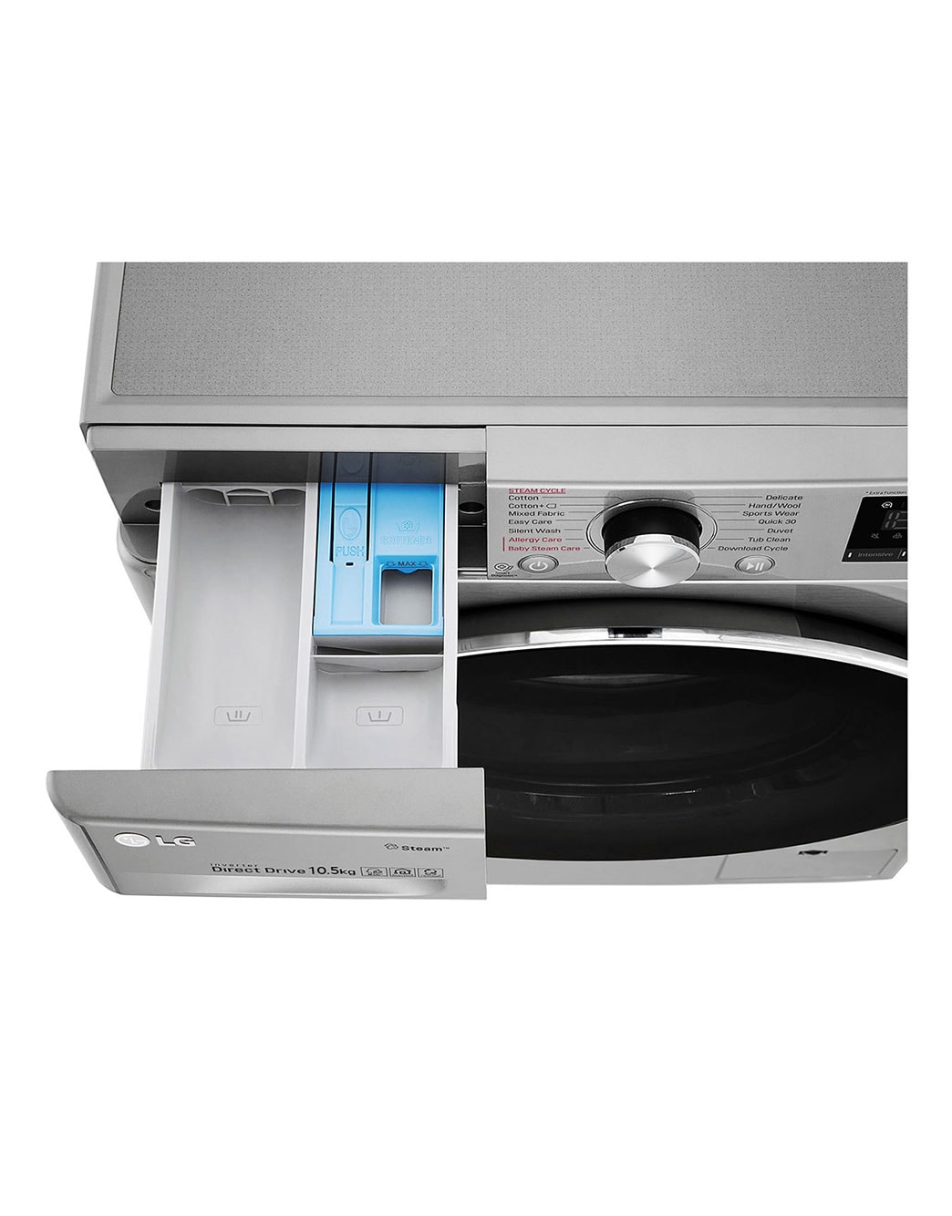 LG Lavelinge Steam Direct Drive™ LG F4V7RYW2PE LG Algérie