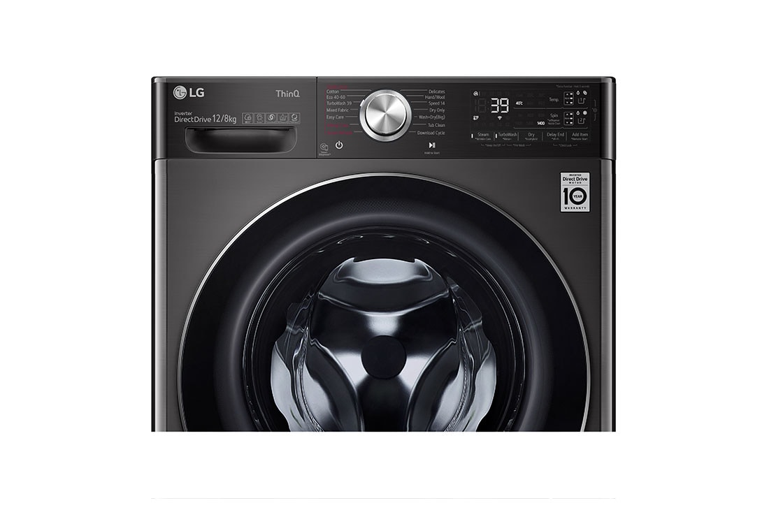 LG Lavante/Séchante 12/8KG | AI DD™ | 6 Motion Direct Drive™ | SmartThinQ™, detail image, F4V9BCP2EE, thumbnail 4