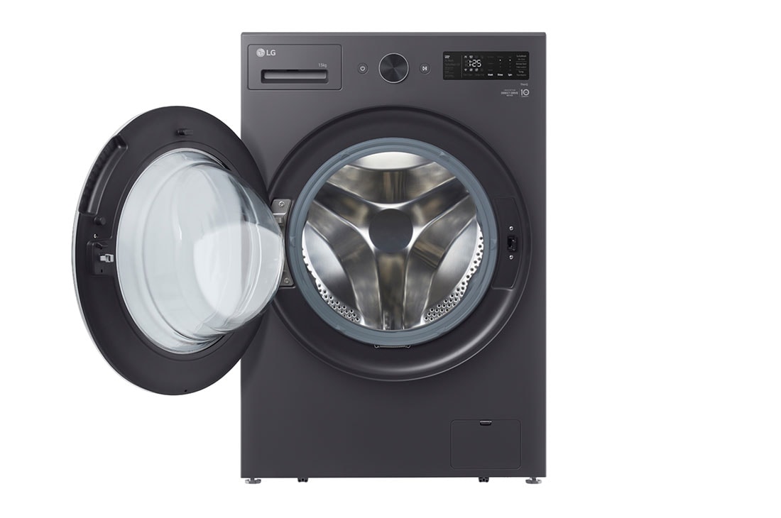 LG Lave-linge 15 kg | AIDD™ | 6 Motion Direct Drive™ | SmartThinQ™, LG F0L9DYP2S Front Open view, F0Z6DYP24, thumbnail 2