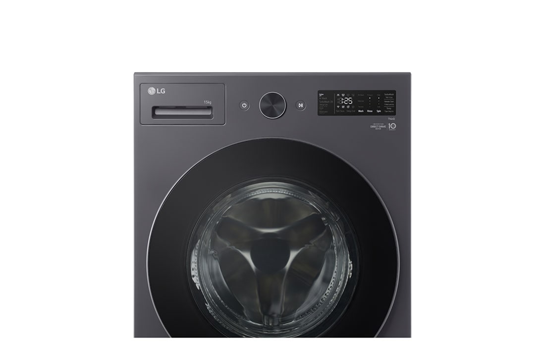 LG Lave-linge 15 kg | AIDD™ | 6 Motion Direct Drive™ | SmartThinQ™, LG F0L9DYP2S Front Panel Detail view, F0Z6DYP24, thumbnail 4