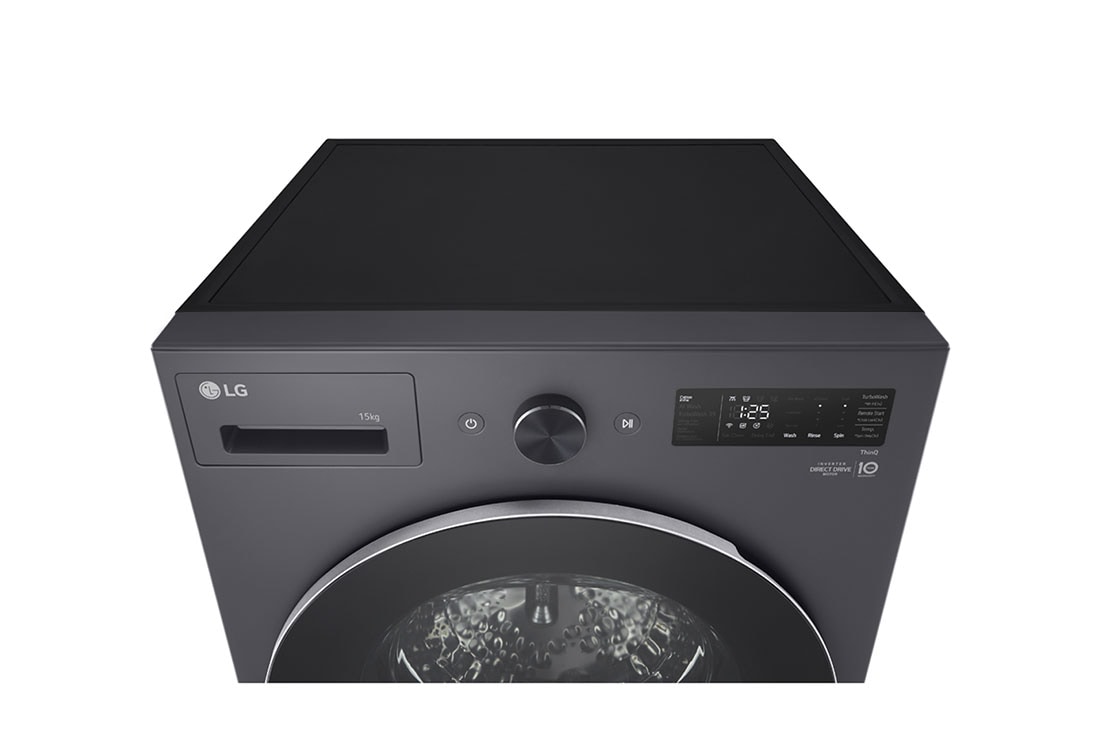 LG Lave-linge 15 kg | AIDD™ | 6 Motion Direct Drive™ | SmartThinQ™, LG F0L9DYP2S Top Right Drawer Open view, F0Z6DYP24, thumbnail 5
