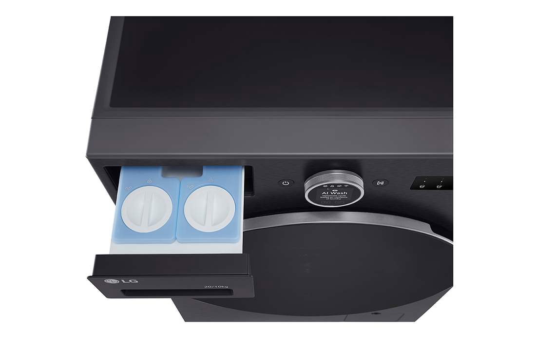 LG Lavante/Séchante 20/10Kg&nbsp;| AIDD™ | 6 Motion Direct Drive™ | SmartThinQ™, LG F0Z9DFP26Panel Detail view, F0Z9DFP26, thumbnail 7