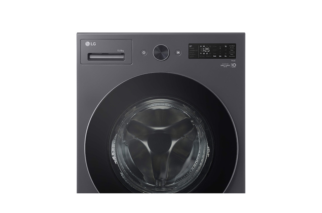 LG Lavante/Séchante 15/8Kg | AIDD™ | 6 Motion Direct Drive™ | SmartThinQ™, LG F0Z6DRP24Front Open Drum Detail view, F0Z6DRP24, thumbnail 6