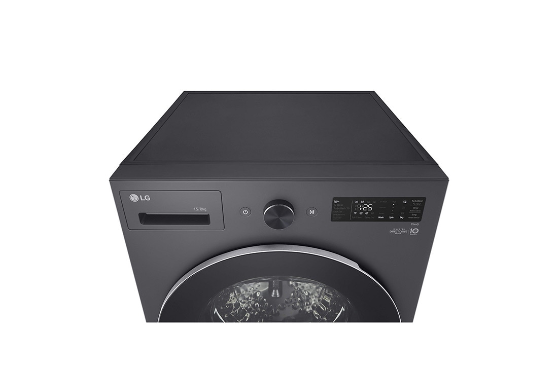 LG Lavante/Séchante 15/8Kg | AIDD™ | 6 Motion Direct Drive™ | SmartThinQ™, LG F0Z6DRP24 side view, F0Z6DRP24, thumbnail 8