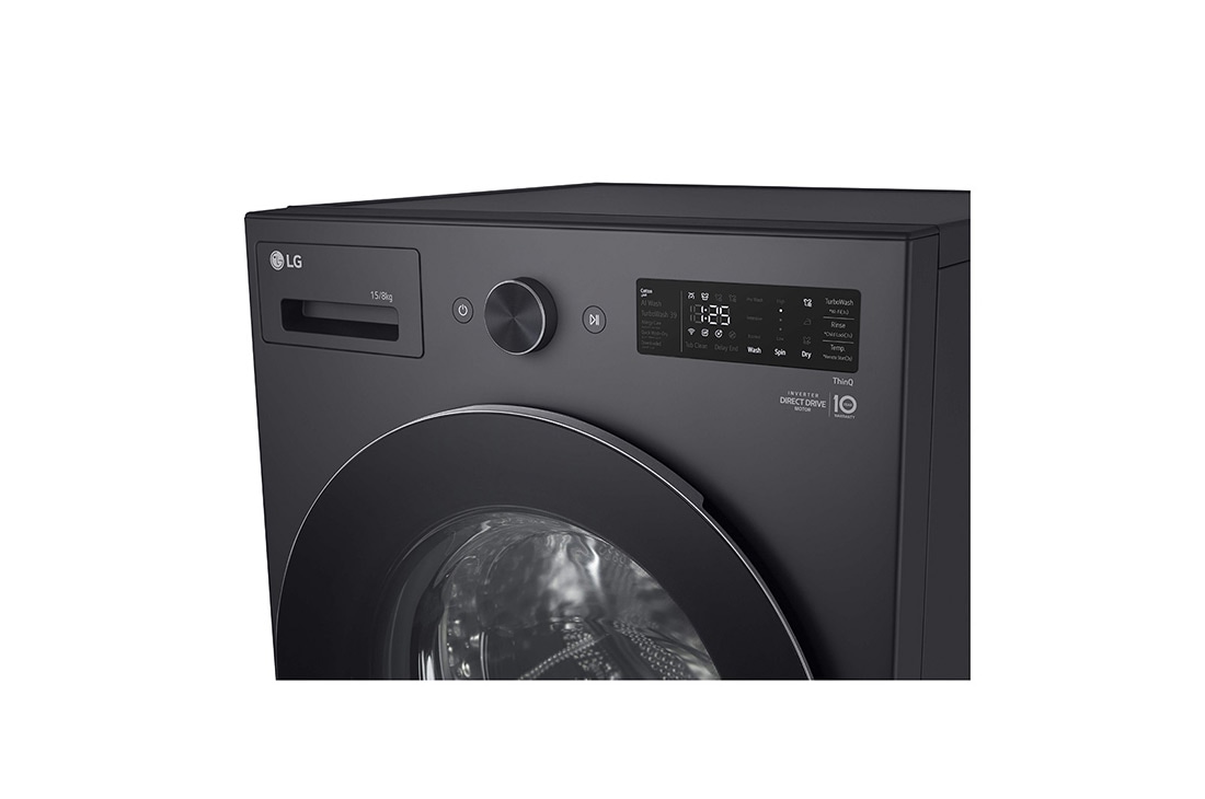 LG Lavante/Séchante 15/8Kg | AIDD™ | 6 Motion Direct Drive™ | SmartThinQ™, LG F0Z6DRP24 top view, F0Z6DRP24, thumbnail 9