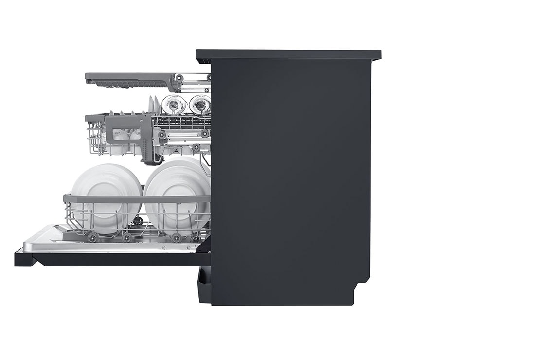 LG Lave-Vaisselle QuadWash™  | 14 Couverts | TrueSteam™ | Inverter Direct Drive™, side, DFC325HM, thumbnail 11