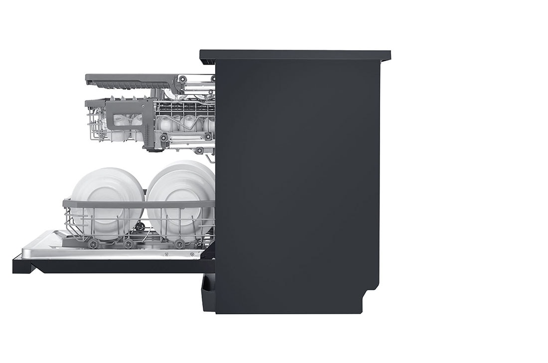 LG Lave-Vaisselle QuadWash™  | 14 Couverts | TrueSteam™ | Inverter Direct Drive™, side, DFC325HM, thumbnail 12