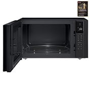LG Micro-ondes Solo | NeoChef™ 25L | Smart inverter | Solo | Porte battante latérale, Front view with door open, MS2595DIS, thumbnail 5