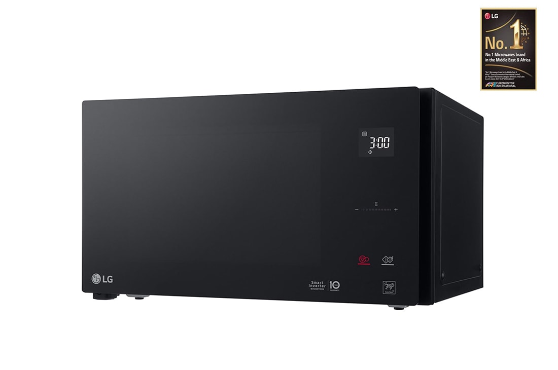 LG Micro-ondes Solo | NeoChef™ 25L | Smart inverter | Solo | Porte battante latérale, Left view, MS2595DIS, thumbnail 3