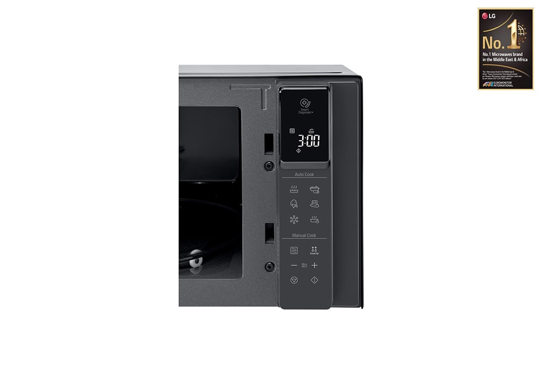 LG Micro-ondes Solo | NeoChef™ 25L | Smart inverter | Solo | Porte battante latérale, Digital buttons , MS2595DIS, thumbnail 9