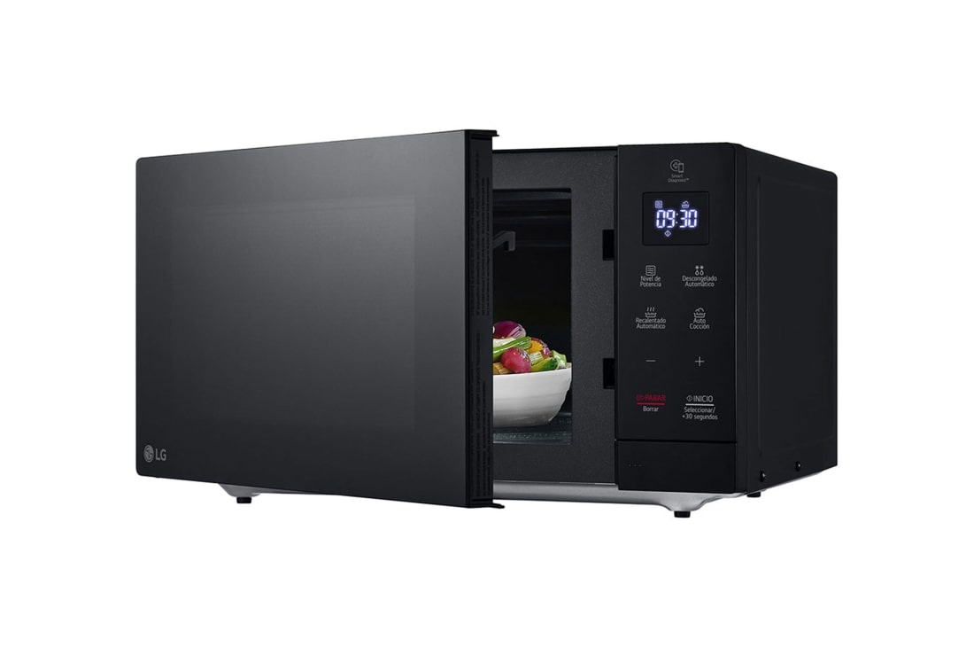 LG Micro-ondes Solo | NeoChef™ 30L | ON OFF | Solo | Ouverture de porte par bouton, Left side door  with food view, MS3032JAS, thumbnail 5