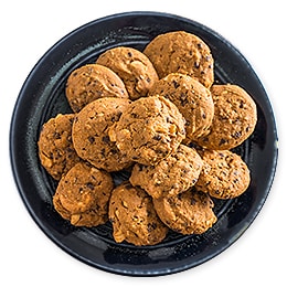 Cookies aux amandes et pépites de chocolat