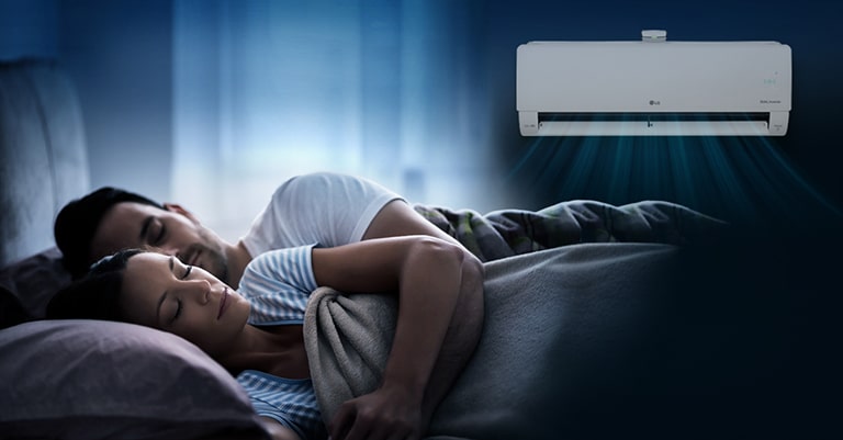 le bruit du climatiseur qui est suffisamment silencieux pour ne pas perturber le sommeil