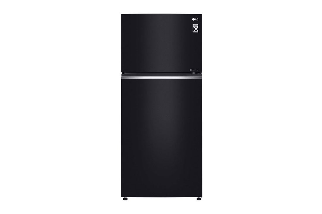 LG Réfrigérateur 2 portes | Compresseur linéaire Inverter | 469L | Noir | NatureFRESH™ | DoorCooling+™ | LINEARCooling™ | HygieneFresh+™ | SmartThinQ™, GN-C71SGGU