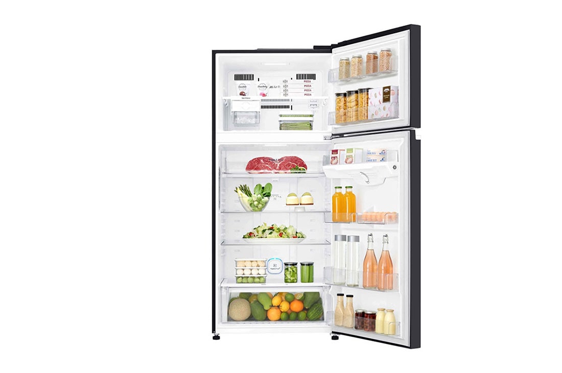 LG Réfrigérateur 2 portes | Compresseur linéaire Inverter | 469L | Noir | NatureFRESH™ | DoorCooling+™ | LINEARCooling™ | HygieneFresh+™ | SmartThinQ™, GN-C71SGGU, thumbnail 16