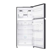 LG Réfrigérateur 2 portes | Compresseur linéaire Inverter | 469L | Noir | NatureFRESH™ | DoorCooling+™ | LINEARCooling™ | HygieneFresh+™ | SmartThinQ™, GN-C71SGGU, thumbnail 4