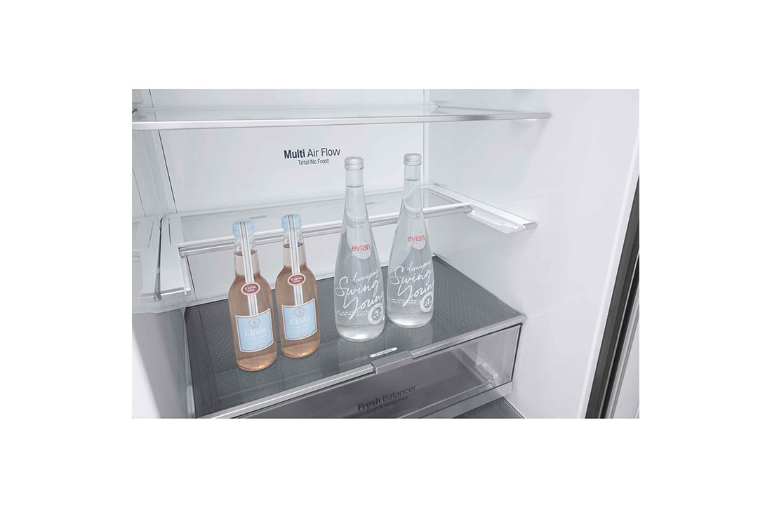 LG Combiné | 446L| No Frost | Door Cooling+™ | Affichage Externe, GC-F569BLCZ-Wine Rack, GC-F569BLCM, thumbnail 7