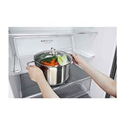 LG Combiné | 446L| No Frost | Door Cooling+™ | Affichage Externe, GC-F569BLCZ-Folding Shelf, GC-F569BLCM, thumbnail 6