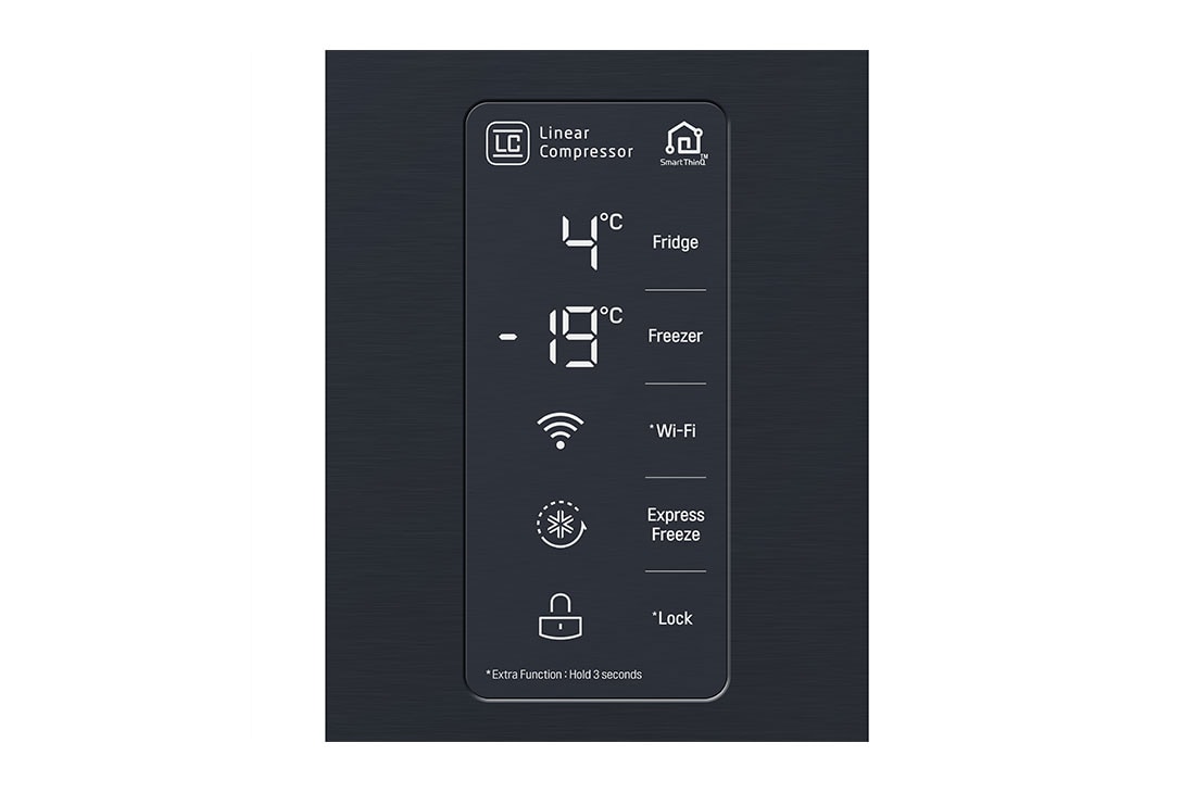 LG InstaView Multi-Portes | 458L | Hygiene Fresh+™ | Affichage Externe, display view, GC-Q22FTQEL, thumbnail 7