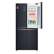 LG Réfrigérateurs multi-portes | InstaView Door-in-Door™ | 458L | Total No Frost | Compresseur Linéaire Inverter , front top door open, GC-Q22FTQEL, thumbnail 4