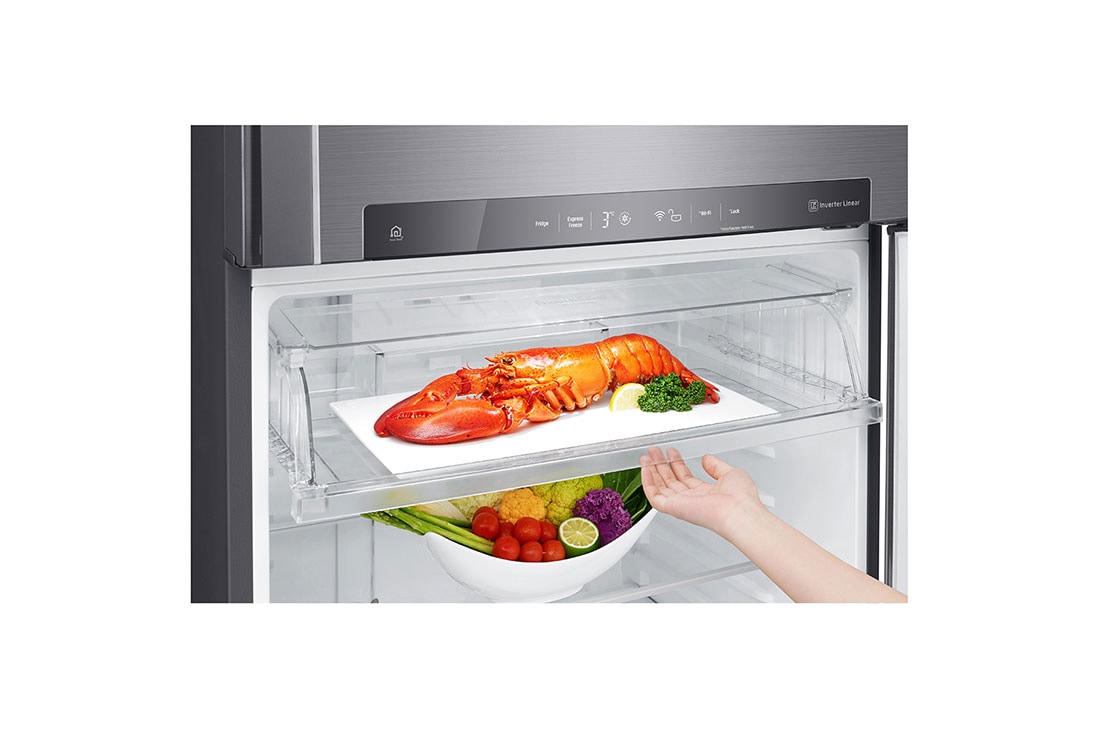 LG 2 Portes | 504L | No Frost | Hygiene Fresh+™ | Affichage Externe, LG GN-F71HLHU Detail view 8, GN-F72HLHL, thumbnail 12