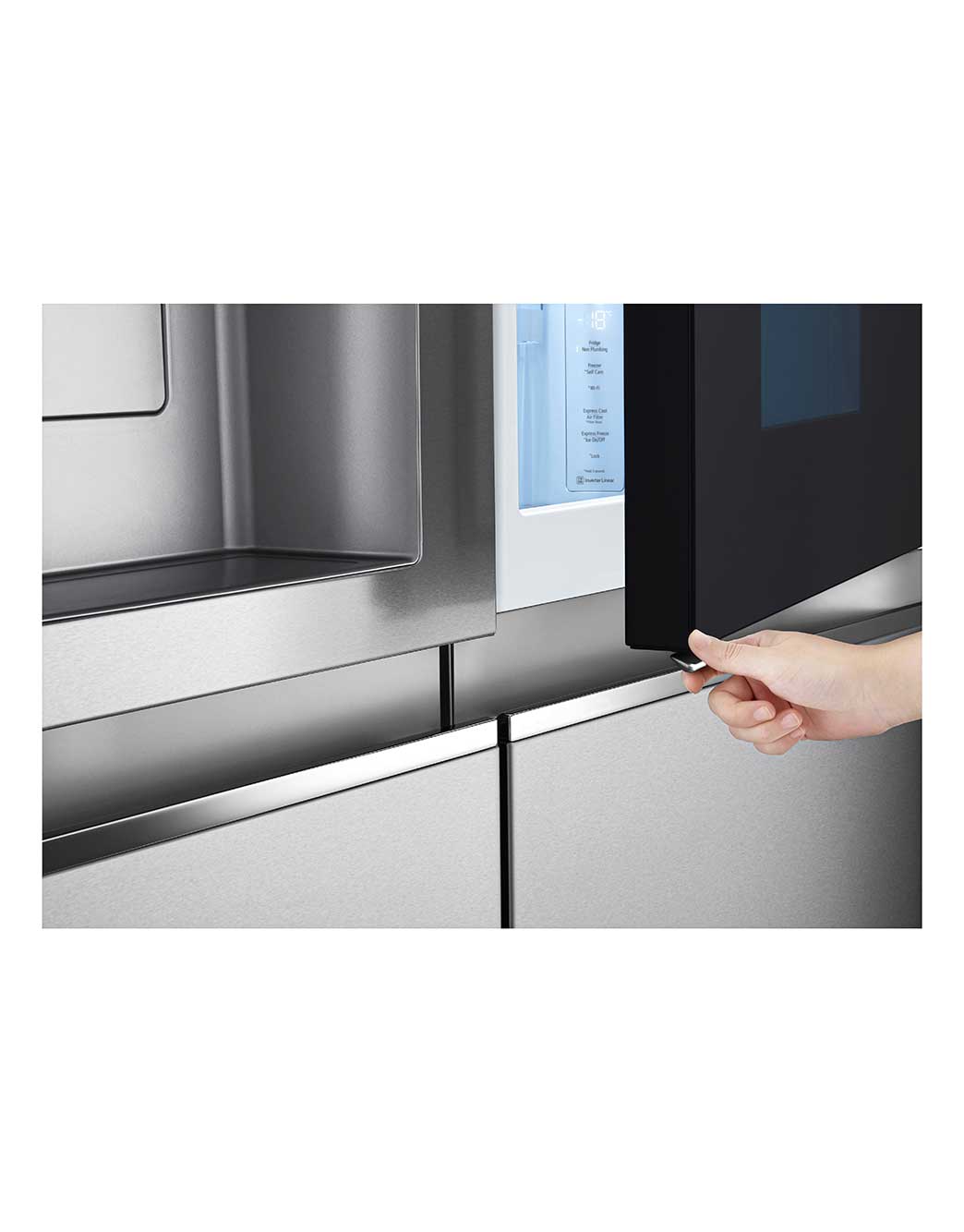 LG InstaView Side by Side | 617L | UVnano® | Hygiene Fresh+™, GC-X257CSES, GC-X257CSES