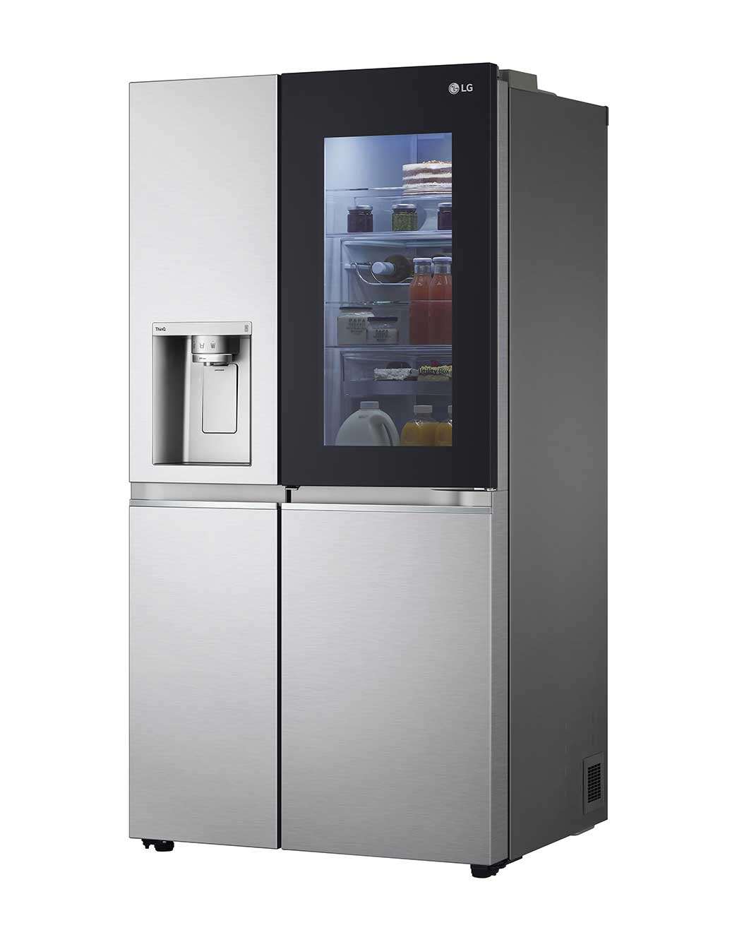 LG InstaView Side by Side | 617L | UVnano® | Hygiene Fresh+™, GC-X257CSES, GC-X257CSES
