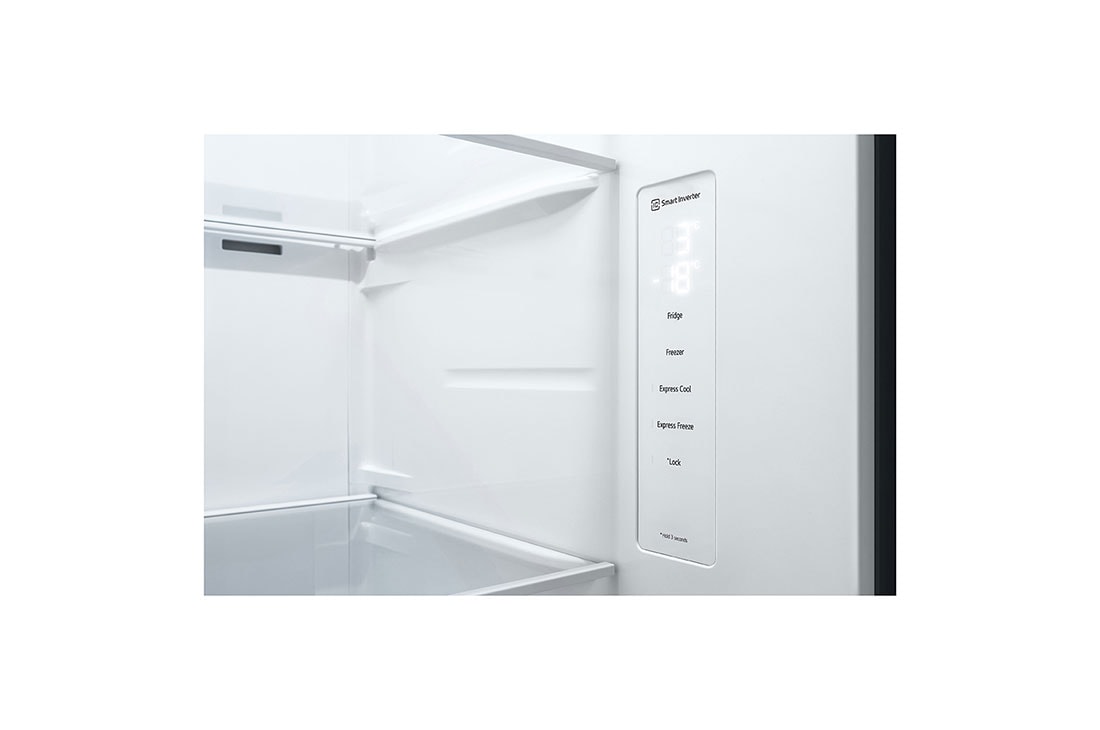 LG Side by Side | 647L | Door Cooling+™ , i-micom view, GC-B257SLWL, thumbnail 5