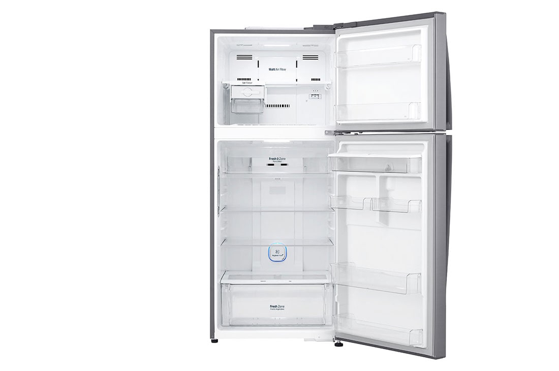 LG 2 Portes | 438L | No Frost | HygieneFresh+™ | Affichage Externe, door open without food , GL-F502HLHL, thumbnail 11