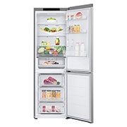 LG Combiné | 344L | No Frost | Door Cooling+™, Front all door open with food, GC-B459FM8W, thumbnail 2