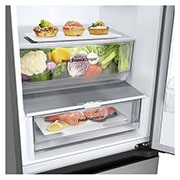 LG Combiné | 344L | No Frost | Door Cooling+™, Drawer with food, GC-B459FM8W, thumbnail 5