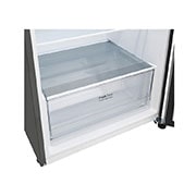 LG 2 portes | 395L | Réfrigérateur avec compartiment congélateur supérieur | Smart Inverter Compressor | LinearCooling™ | DoorCooling+™, open in front, GN-B392PFFB, thumbnail 10