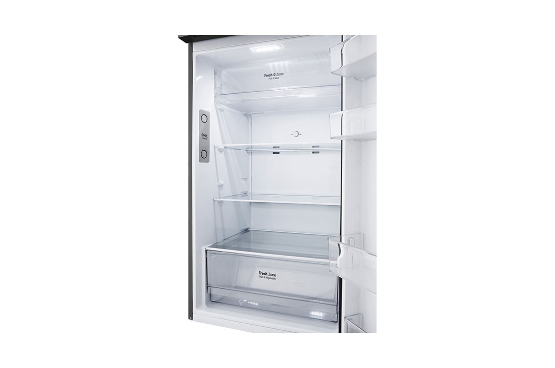 LG 2 portes | 395L | Réfrigérateur avec compartiment congélateur supérieur | Smart Inverter Compressor | LinearCooling™ | DoorCooling+™, poignée, GN-B392PFFB, thumbnail 11