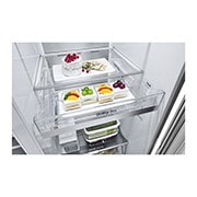 LG InstaView Side by Side | 617L | UVnano® | Hygiene Fresh+™, GC-Z27BSES, thumbnail 10