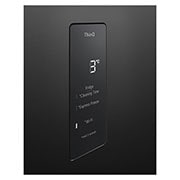 LG Réfrigérateur congélateur supérieur 493&nbsp;L en Essence Noir mat, Vue intérieure du congélateur, GJ-B452PQBK, thumbnail 9
