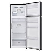 LG Réfrigérateur congélateur supérieur 493&nbsp;L en Essence Noir mat, Dimensions du réfrigérateur et diagramme d’installation avec mesures et guide de dégagement., GJ-B452PQBK, thumbnail 3