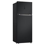 LG Réfrigérateur congélateur supérieur 493&nbsp;L en Essence Noir mat, Vue latérale droite du réfrigérateur LG, GJ-B452PQBK, thumbnail 12