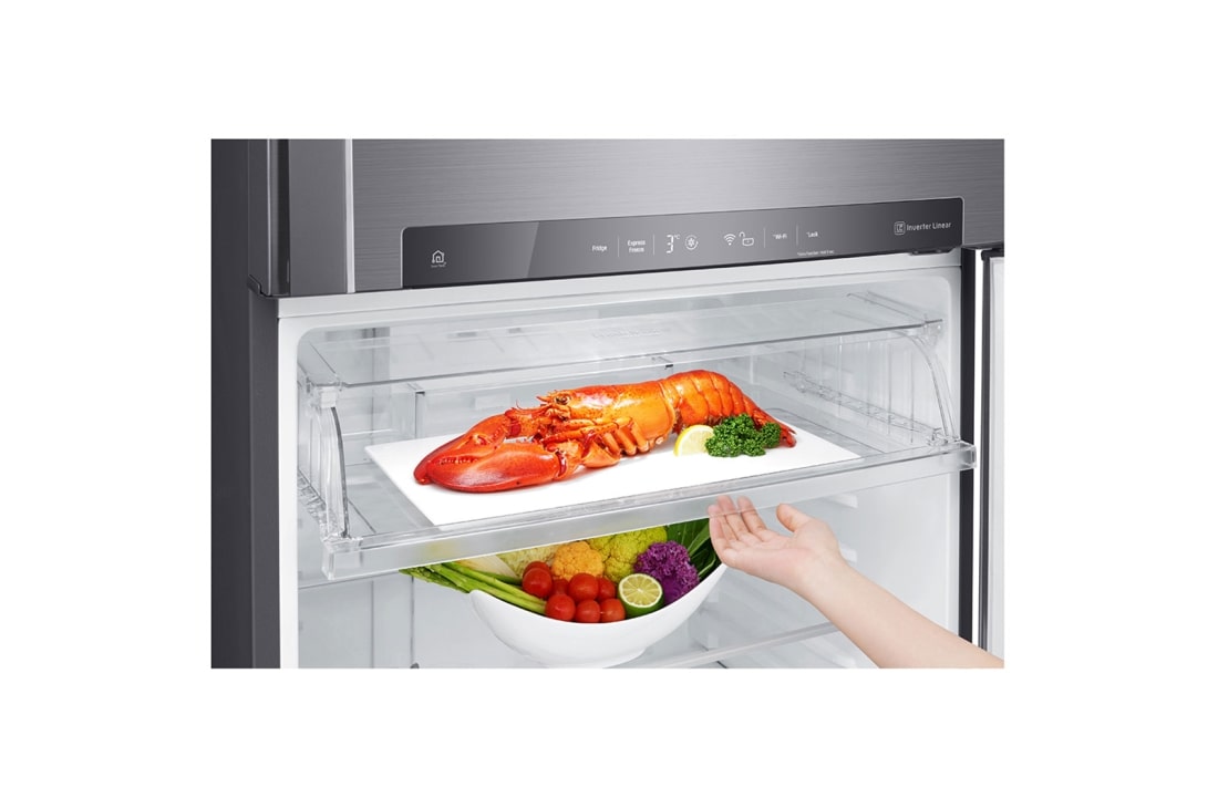 LG Refrigerateur 2 Portes | 504L | Door Cooling+™ | Affichage Externe | No Frost, LG GN-F71HLHU Detail view 8, GN-G62BLHL, thumbnail 12