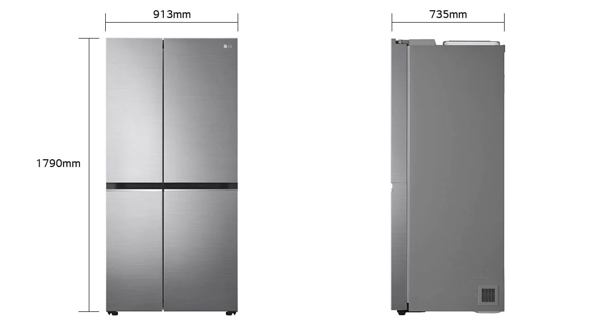 Réfrigérateur LG MultiPortes 655L Gris LG Algérie