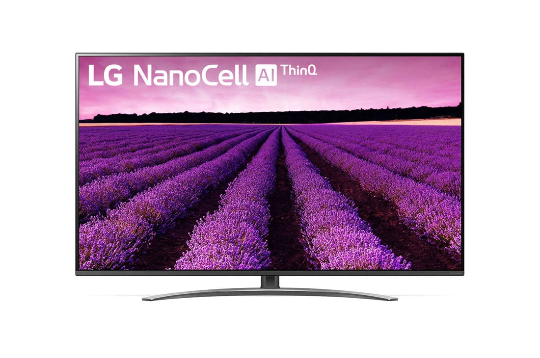 LG TV NanoCell 55 pouce SM8200 Séries TV LED Smart NanoCell Ecran 4K HDR avec ThinQ AI, 55SM8200PLA