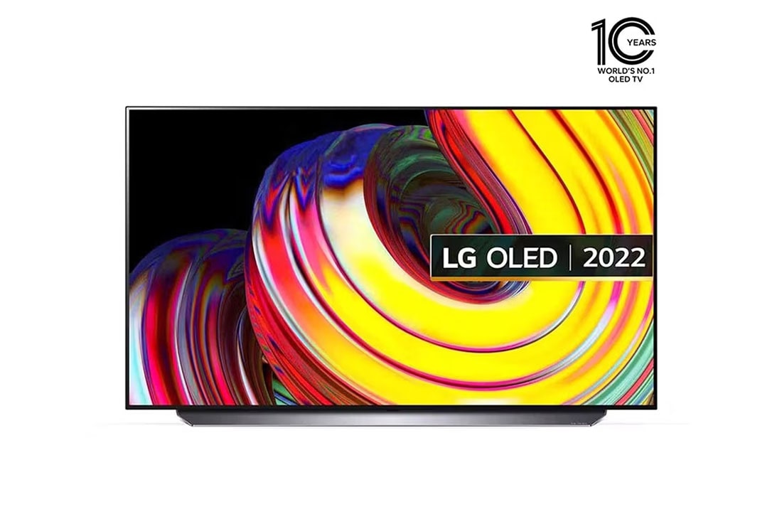 LG OLED TV 55 Inch CS Series, Cinema Screen Design 4K Cinema HDR WebOS Smart AI ThinQ Pixel Dimming, Vue avant , OLED55CS6LA