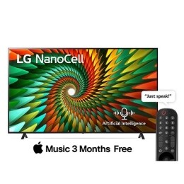 Vue avant du téléviseur NanoCell de LG2