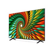 LG NanoCell TV | NANO077R series | 65 pouces | Télécommande magique  | HDR 10 | HLG | webOS Smart AI ThinQ | 3 side cinema | AI Sound Pro (5.1.2ch) | 2 Pole stand | 2023, vue de côté à 30 degrés avec image de remplissage, 65NANO776RA, thumbnail 3