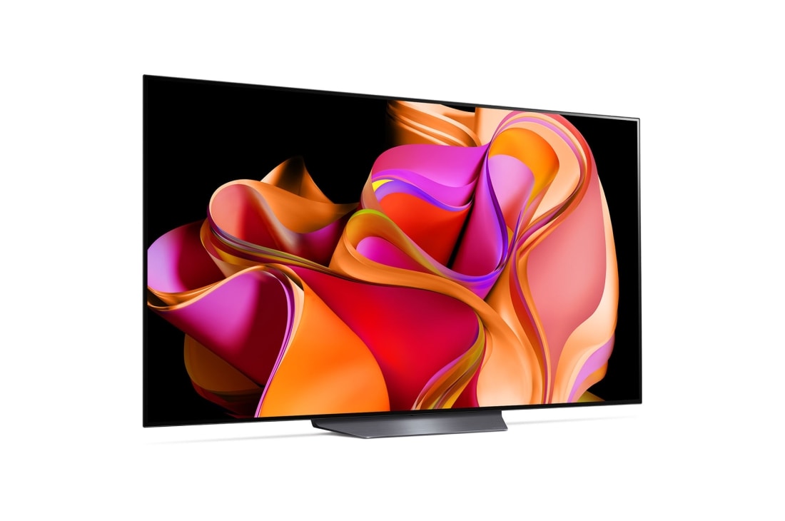 LG OLED Smart TV CS3 | 65 pouces | 4K Processeurs IA a9 Gen6 | ThinQ AI | Télécommande magique | HDR | webOS, Vue latérale légèrement inclinée vers la droite., OLED65CS3VA, thumbnail 6