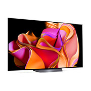 LG OLED Smart TV CS3 | 65 pouces | 4K Processeurs IA a9 Gen6 | ThinQ AI | Télécommande magique | HDR | webOS, Vue latérale légèrement inclinée vers la droite., OLED65CS3VA, thumbnail 6