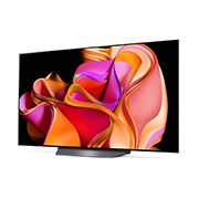 LG OLED evo TV I 55 Pouces séries CS3 I  webOS Smart AI ThinQ I Télécommande Magiue I Dolby Vision HDR10 I  HLG I AI Picture Pro I  AI Sound Pro I Dolby Atmos, Vue latérale légèrement inclinée vers la gauche., OLED55CS3VA, thumbnail 2