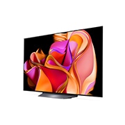 LG OLED evo TV I 55 Pouces séries CS3 I  webOS Smart AI ThinQ I Télécommande Magiue I Dolby Vision HDR10 I  HLG I AI Picture Pro I  AI Sound Pro I Dolby Atmos, Vue latérale légèrement inclinée vers la gauche., OLED55CS3VA, thumbnail 3