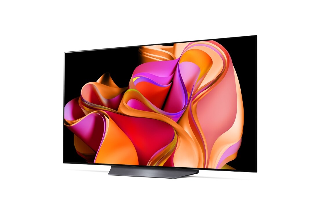 LG OLED evo TV I 55 Pouces séries CS3 I  webOS Smart AI ThinQ I Télécommande Magiue I Dolby Vision HDR10 I  HLG I AI Picture Pro I  AI Sound Pro I Dolby Atmos, Vue latérale légèrement inclinée vers la gauche., OLED55CS3VA, thumbnail 2