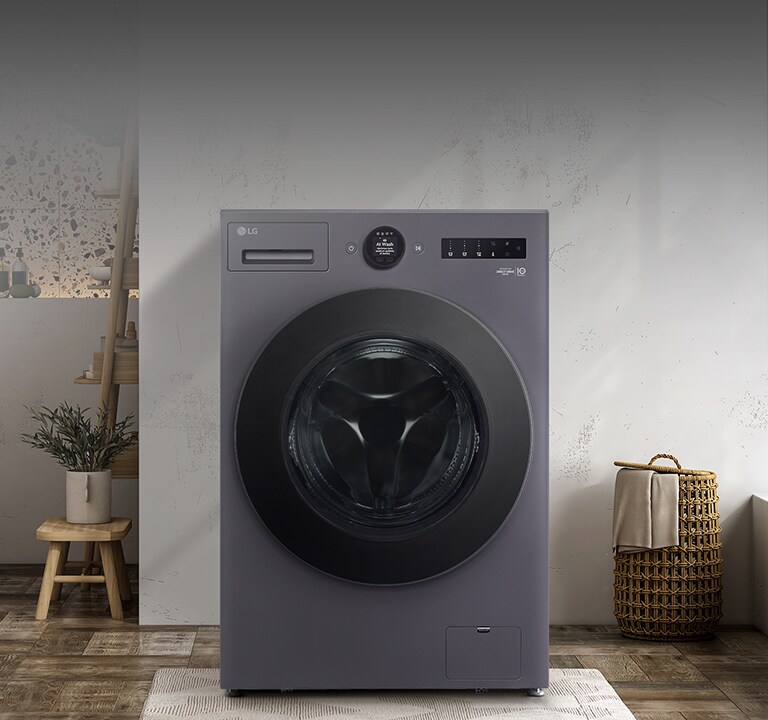 It shows the image of the interior of the washing machine
